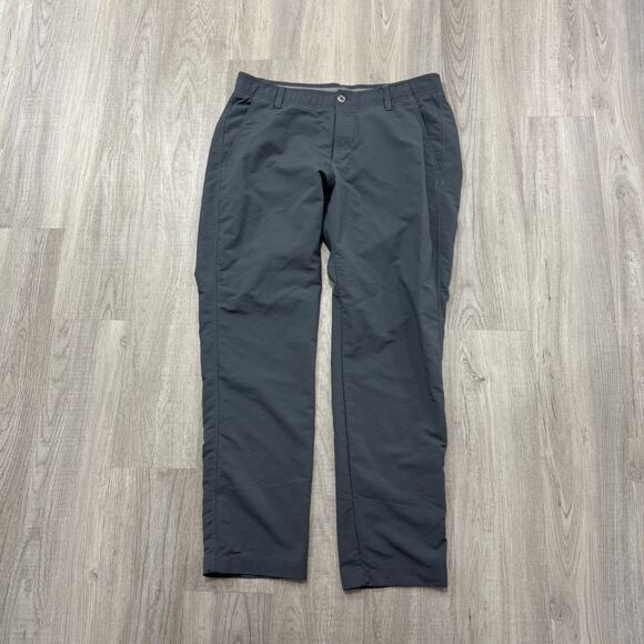 Under Armour Golf Pants Men's 36x30 Gray Flat Front Chino Golfing 1342264 - Picture 1 of 10